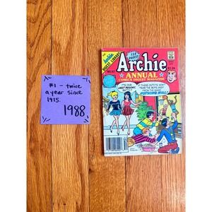 Vintage 1988 Archie Annual Comics Digest Magazine No 52 Dan DeCarlo Art 128 Pg